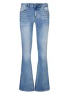Liu •jo Bell-bottom Jeans In Blue