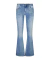 Liu •jo Bell-bottom Jeans In Blue