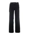 Liu •jo Belt-loop Detail Jeans In Black