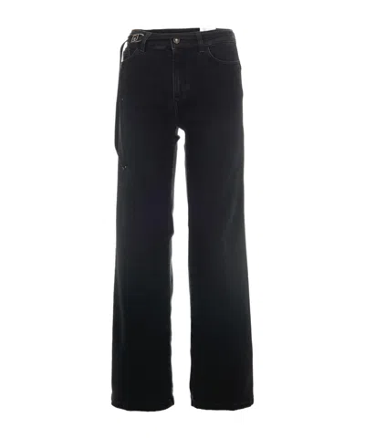 LIU •JO BELT-LINED JEANS