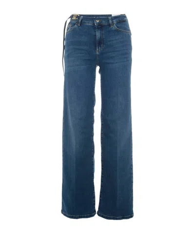 LIU •JO BELT-LINED JEANS