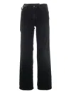 Liu •jo Belt-loop Detail Jeans In Black