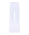 Liu •jo Button Five-pocket Jeans In White