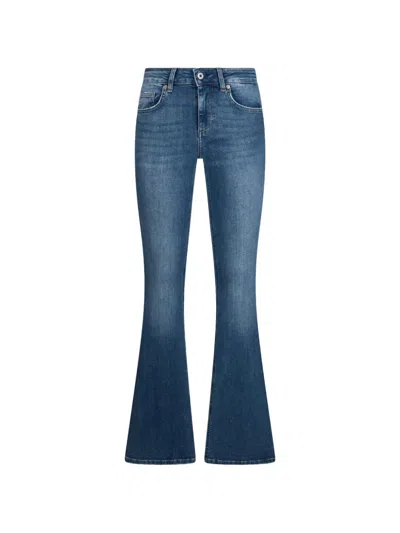 Liu •jo Belt-loop Pocket Jeans In Blue