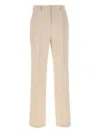 Liu •jo Belt-loops Pocket Trousers In Neutral