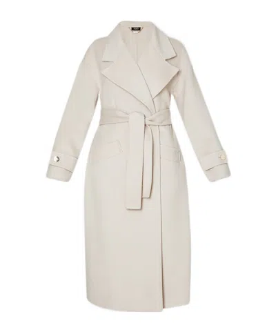 Liu •jo Belted Coat In White