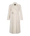 Liu •jo Belted Coat With Long Sleeves In Neutral