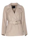 Liu •jo Coat Liu Jo Woman Color Beige In Neutral