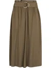 Liu •jo Belted Shorts In Grün