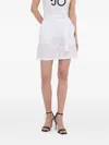 Liu •jo Belted Shorts In White