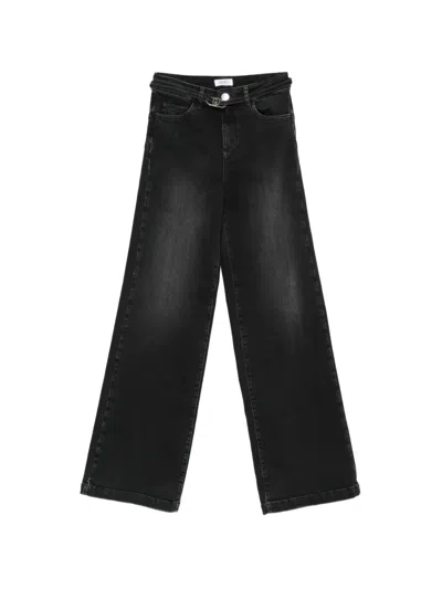 Liu •jo Belt-loop Pocket Jeans In Black