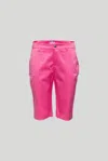 Liu •jo Bermuda In Raso Fuxia In As Shown In The Picture