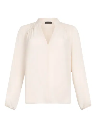 Liu •jo Liu Jo Better Blouse In Neutral
