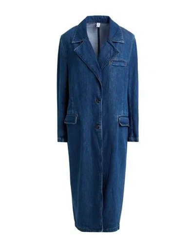 Liu •jo Better Denim Woman Denim Outerwear Blue Size 4 Cotton, Lyocell