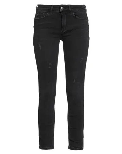 Liu •jo Better Denim Woman Jeans Black Size 27w-28l Cotton, Elastane