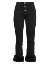Liu •jo Better Denim Woman Jeans Black Size 28 Cotton, Elastane In Black