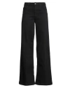 Liu •jo Better Denim Woman Jeans Black Size 32 Cotton, Elastane In Black