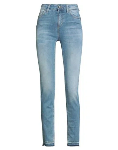 Liu •jo Better Denim Woman Jeans Blue Size 24w-29l Cotton, Elastomultiester, Elastane