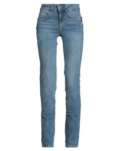 Liu •jo Better Denim Woman Jeans Blue Size 26w-32l Polyester, Cotton