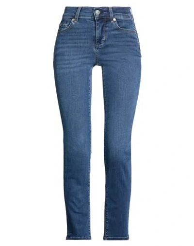 Liu •jo Better Denim Woman Jeans Blue Size 27 Cotton, Lyocell, Polyester, Viscose, Elastane