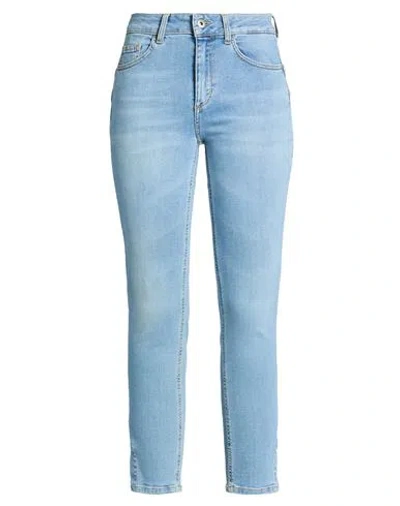 Liu •jo Better Denim Woman Jeans Blue Size 28w-28l Cotton, Elastomultiester, Elastane