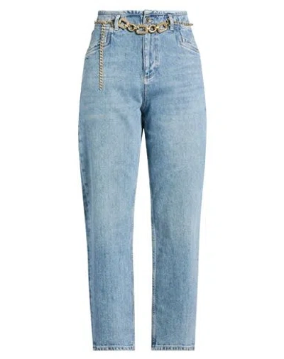 Liu •jo Better Denim Woman Jeans Blue Size 31 Cotton, Elastane