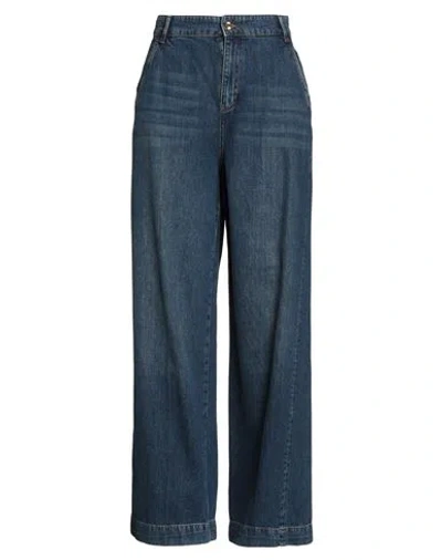 Liu •jo Better Denim Woman Jeans Blue Size 32 Cotton, Lyocell