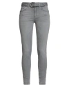 Liu •jo Better Denim Woman Jeans Grey Size 28w-30l Cotton, Elastane In Gray