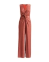 Liu •jo Liu Jo Long Gold Jumpsuit With Sequins In Nude