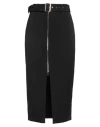 Liu •jo Better Woman Midi Skirt Black Size 8 Polyester, Elastane In Black