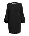 Liu •jo Better Woman Mini Dress Black Size 8 Polyester, Elastane In Black