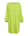Liu •jo Better Woman Mini Dress Lime Green Size 10 Polyester, Elastane