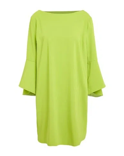 Liu •jo Better Woman Mini Dress Lime Green Size 10 Polyester, Elastane