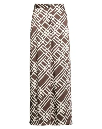 Liu •jo Better Woman Pants Chocolate Brown Size 12 Polyester