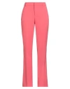 Liu •jo Better Woman Pants Coral Size 12 Polyester, Elastane In Pink