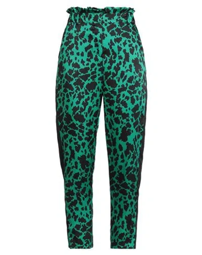 Liu •jo Better Woman Pants Emerald Green Size 4 Polyester
