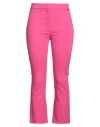 Liu •jo Better Woman Pants Fuchsia Size 8 Viscose, Polyester, Elastane In Pink