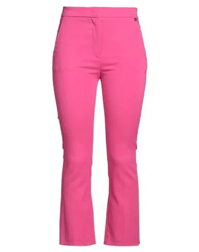 Liu •jo Better Woman Pants Fuchsia Size 8 Viscose, Polyester, Elastane In Pink