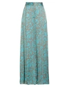 Liu •jo Better Woman Pants Turquoise Size 8 Viscose In Blue