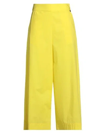 Liu •jo Better Woman Pants Yellow Size 6 Cotton