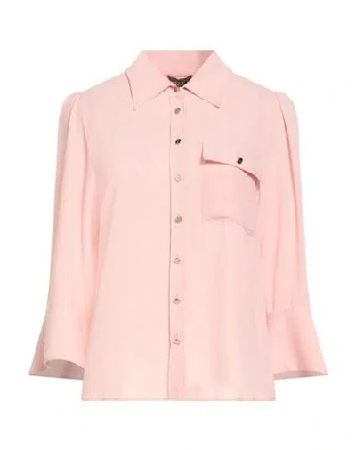 Liu •jo Better Woman Shirt Blush Size 2 Polyester In Pink