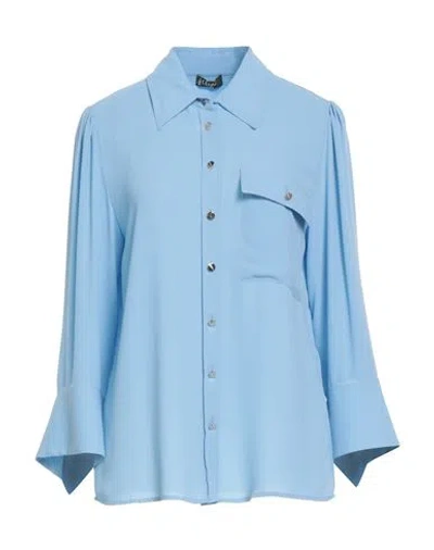 Liu •jo Better Woman Shirt Light Blue Size 8 Polyester