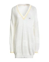 Liu •jo Better Woman Sweater Ivory Size S Viscose, Polyester In White