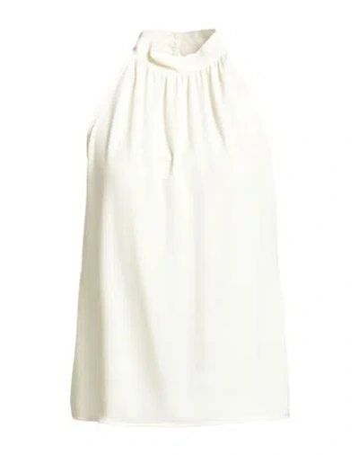Liu •jo Better Woman Top Ivory Size 8 Polyester