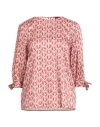 Liu •jo Better Woman Top Salmon Pink Size 8 Polyester