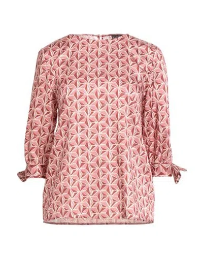 Liu •jo Better Woman Top Salmon Pink Size 8 Polyester