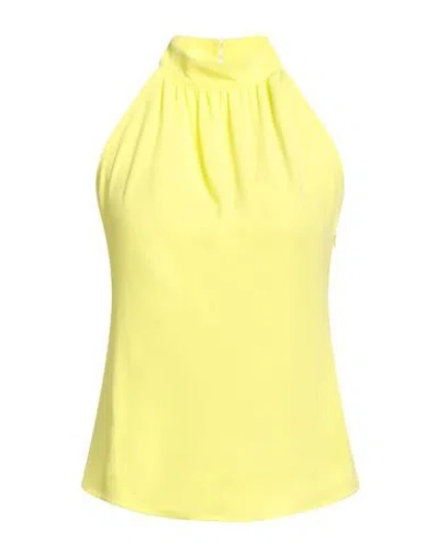 Liu •jo Better Woman Top Yellow Size 4 Polyester