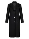 Liu •jo Liu Jo Better Wool Coat In Black