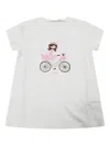 Liu •jo Bicycle-print T-shirt In White