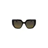 Liu •jo Bio Injected Women's Sunglasses In Black